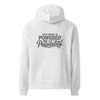 Powered By Possibility | Unisex Oversized Hoodie | Zero Apologies unisex-relax-hoodie-white-heather-back-6a57a0ce74694 Hoodie