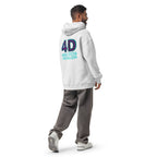 4D Visual Systems Thinker | Unisex Oversized Hoodie | Zero Apologies unisex-relax-hoodie-white-heather-back-6a57af249daf2 Hoodie