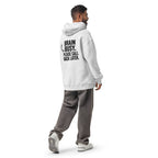 Brain Busy. Call Back. | Unisex Oversized Hoodie | Zero Apologies unisex-relax-hoodie-white-heather-back-6a57c72a080ae Hoodie