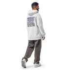 Forensically Focused | Unisex Oversized Hoodie | Zero Apologies unisex-relax-hoodie-white-heather-back-6a58d3fb9134b Hoodie