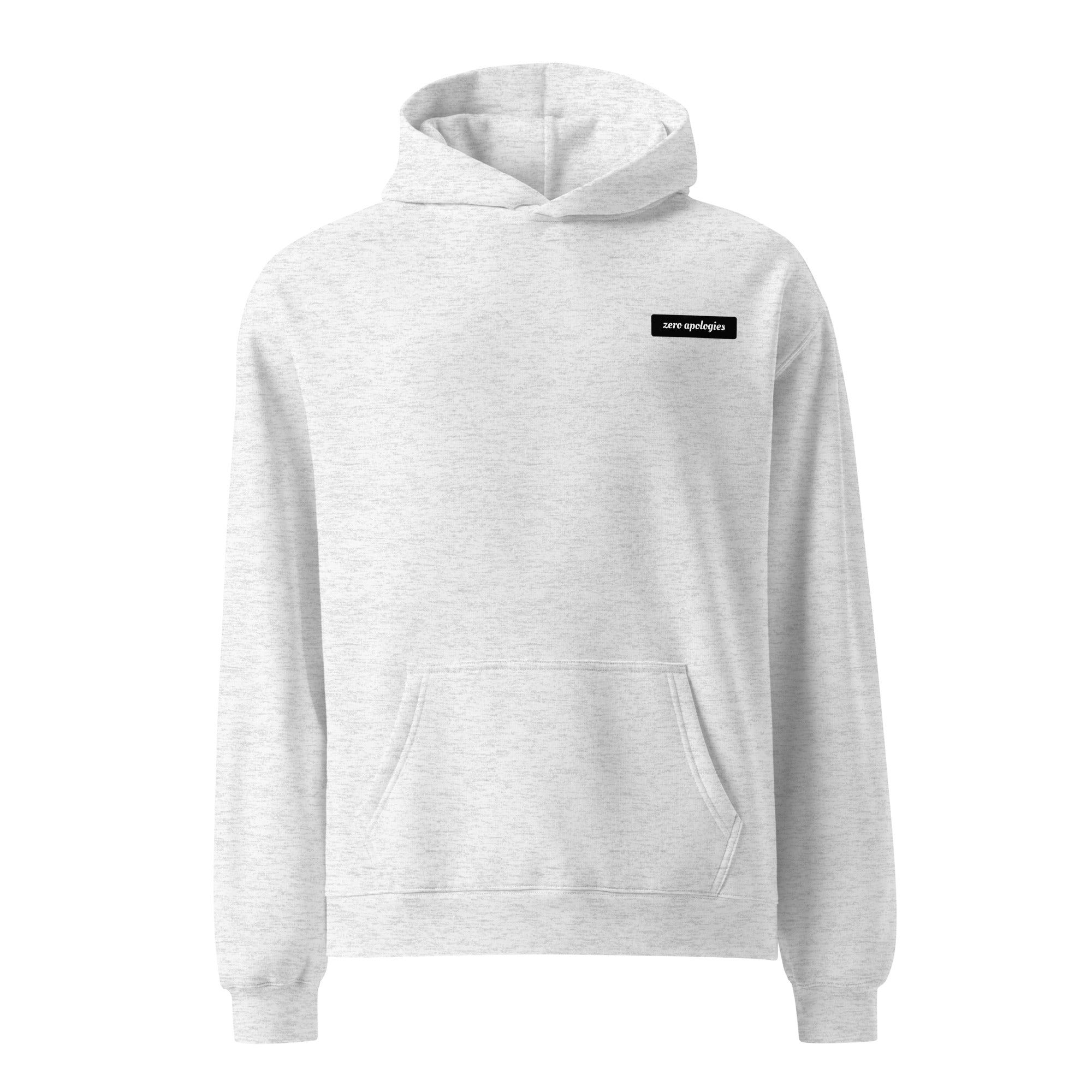 Raw Turbine Energy | Unisex Oversized Hoodie | Zero Apologies unisex-relax-hoodie-white-heather-front-6a57a7ee87925 Hoodie