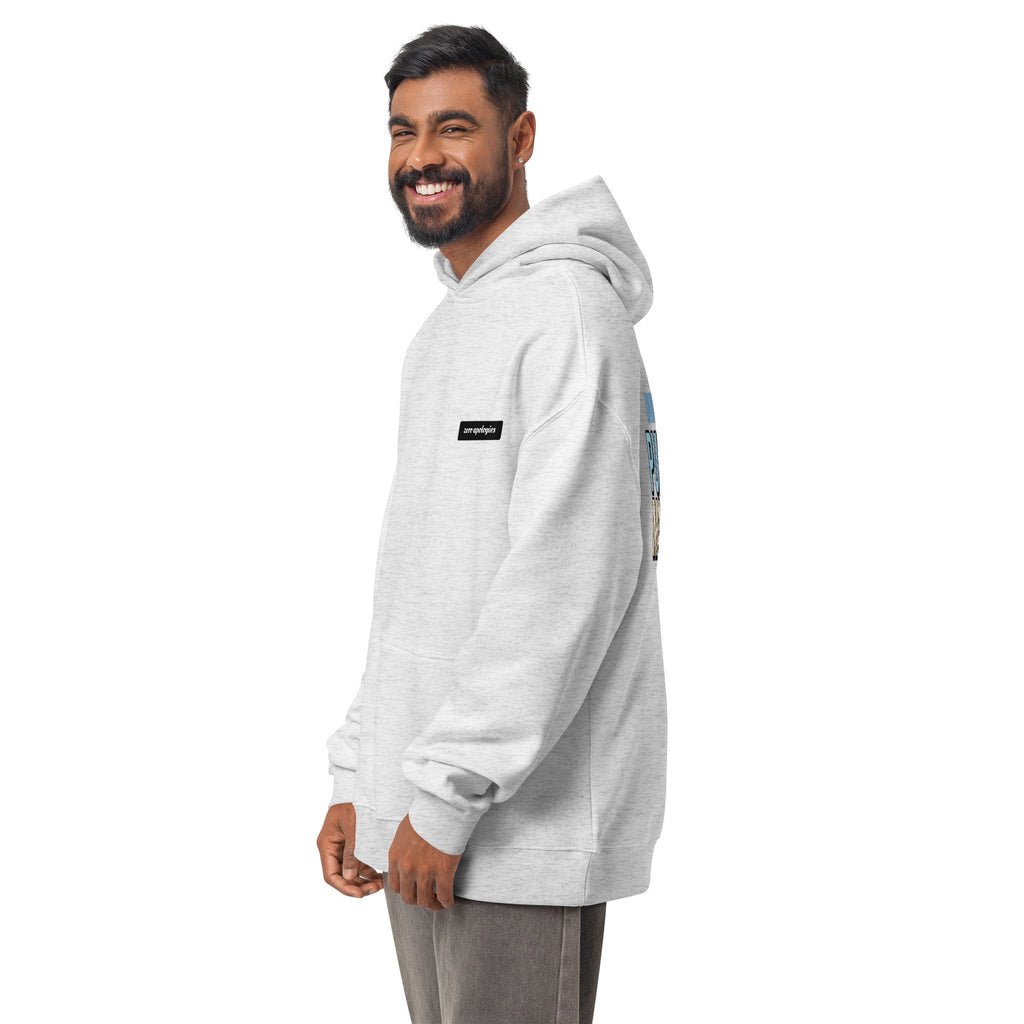 Unmatched Puzzle Master | Unisex Oversized Hoodie | Zero Apologies unisex-relax-hoodie-white-heather-left-front-6a58d4a261061 Hoodie