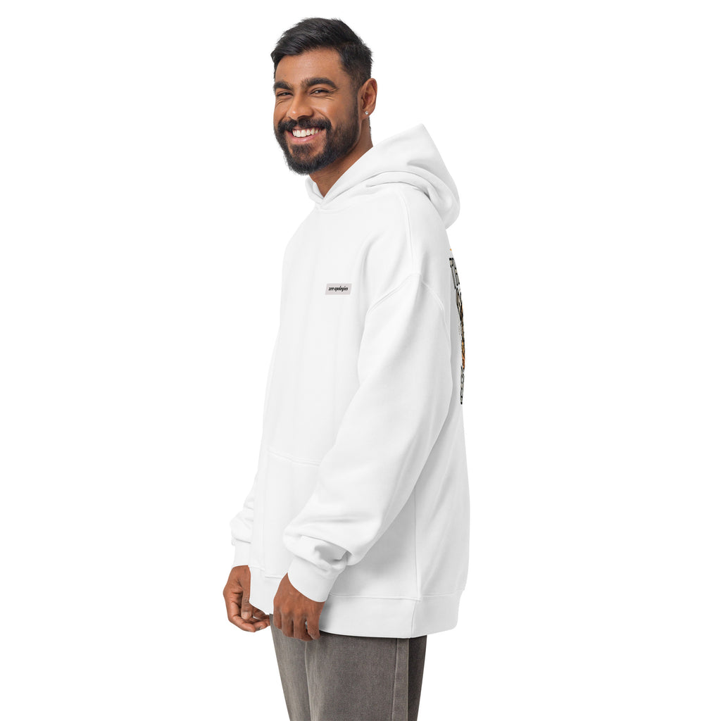 The EQ Engine | Unisex Oversized Hoodie | Zero Apologies unisex-relax-hoodie-white-left-front-6a58daf4247e7 Hoodie
