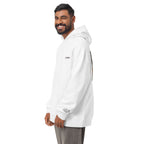 The EQ Engine | Unisex Oversized Hoodie | Zero Apologies unisex-relax-hoodie-white-left-front-6a58daf4247e7 Hoodie