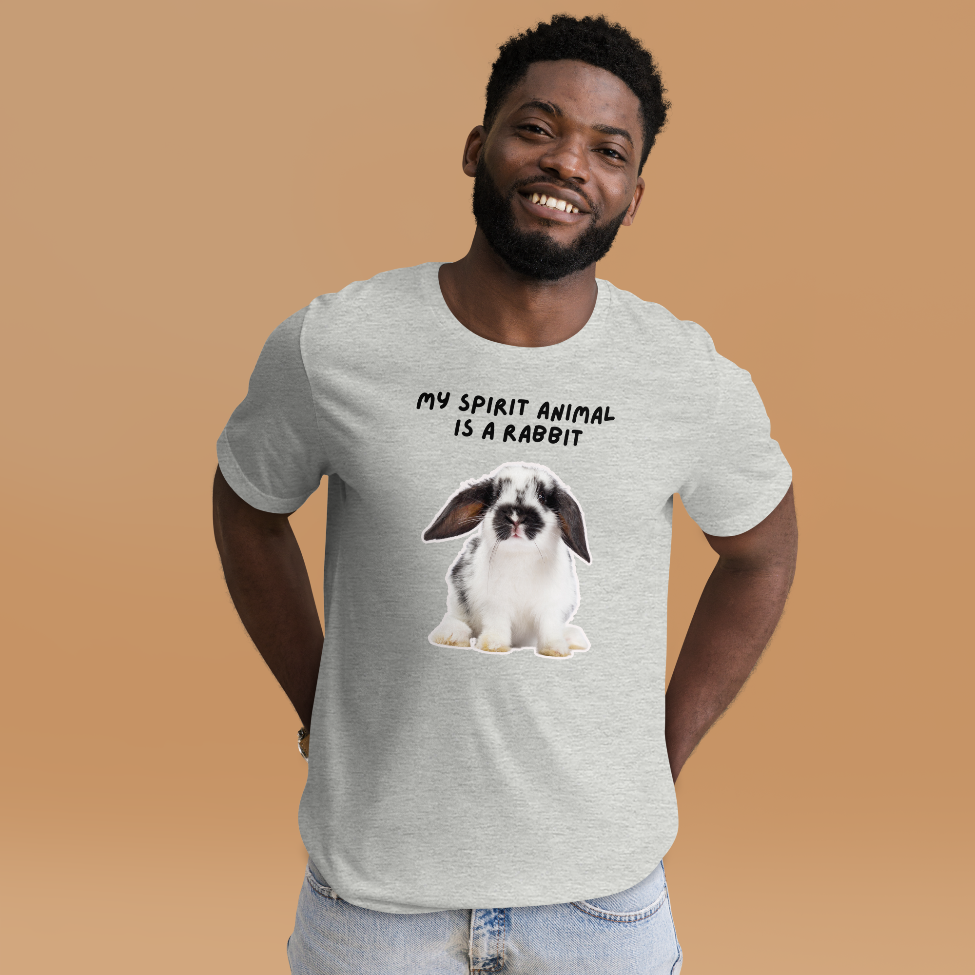 My Spirit Animal Is A Rabbit | T-Shirt | The Neurospicy Store Athletic Heather