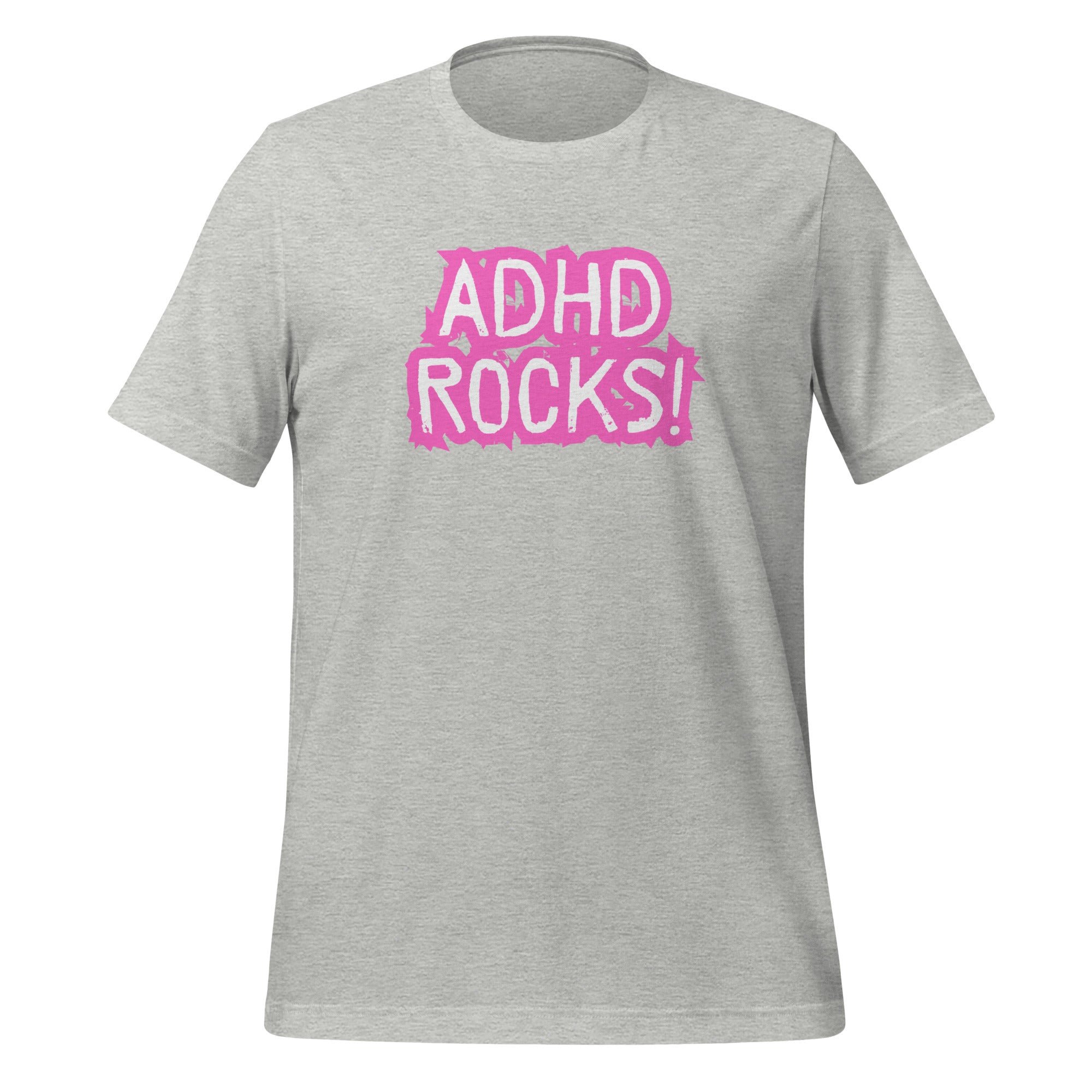 ADHD Rocks | T-Shirt | The Neurospicy Store Athletic Heather