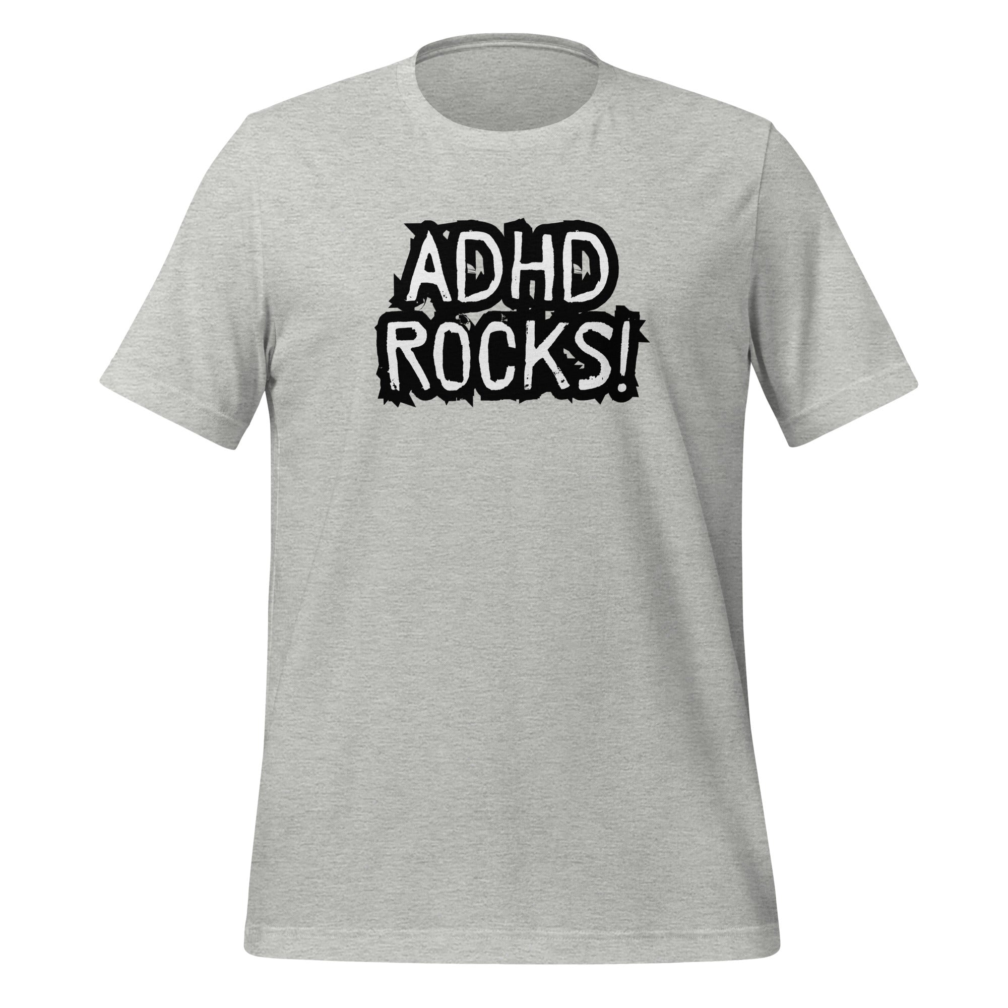 ADHD Rocks | T-Shirt | The Neurospicy Store Athletic Heather