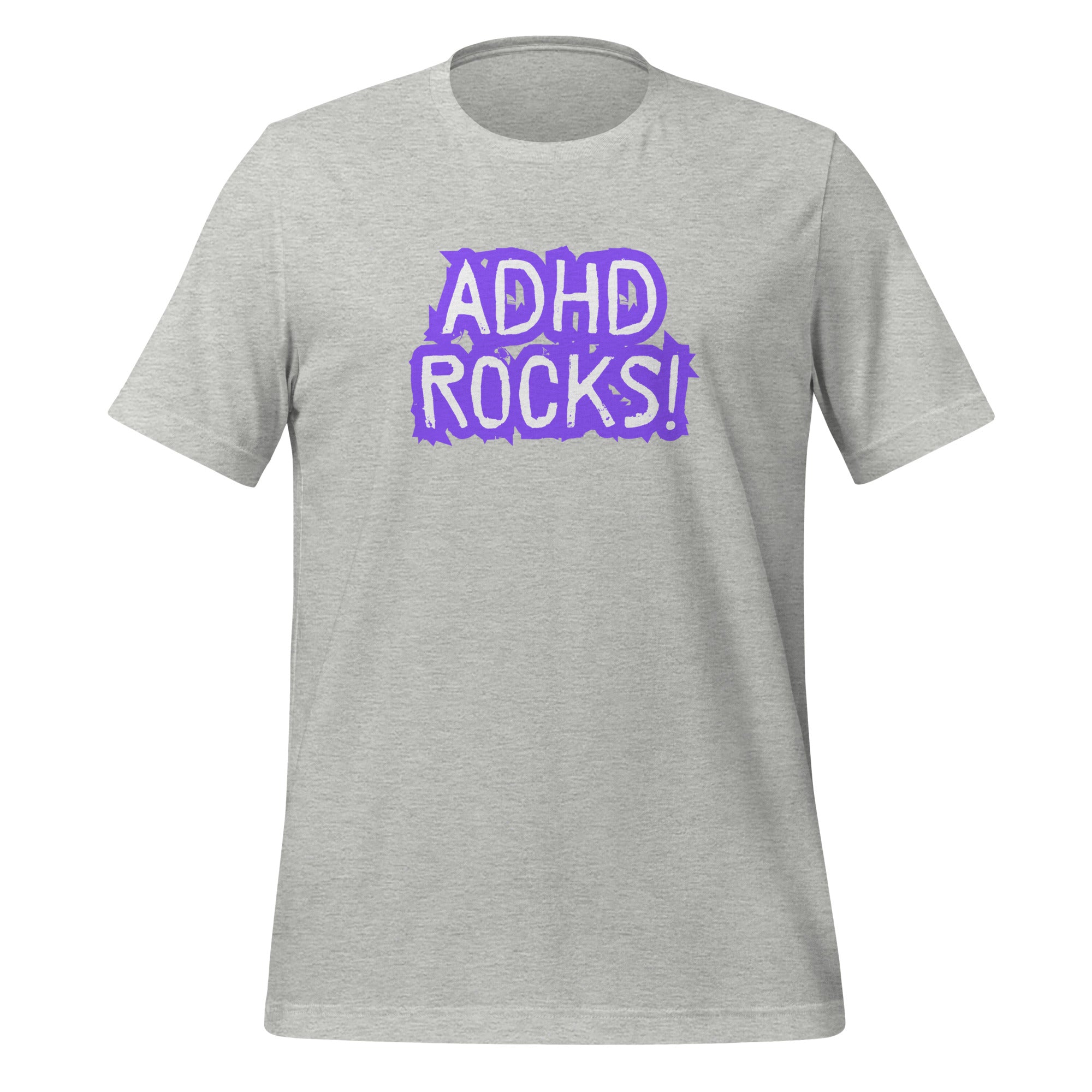 ADHD Rocks | T-Shirt | The Neurospicy Store Athletic Heather