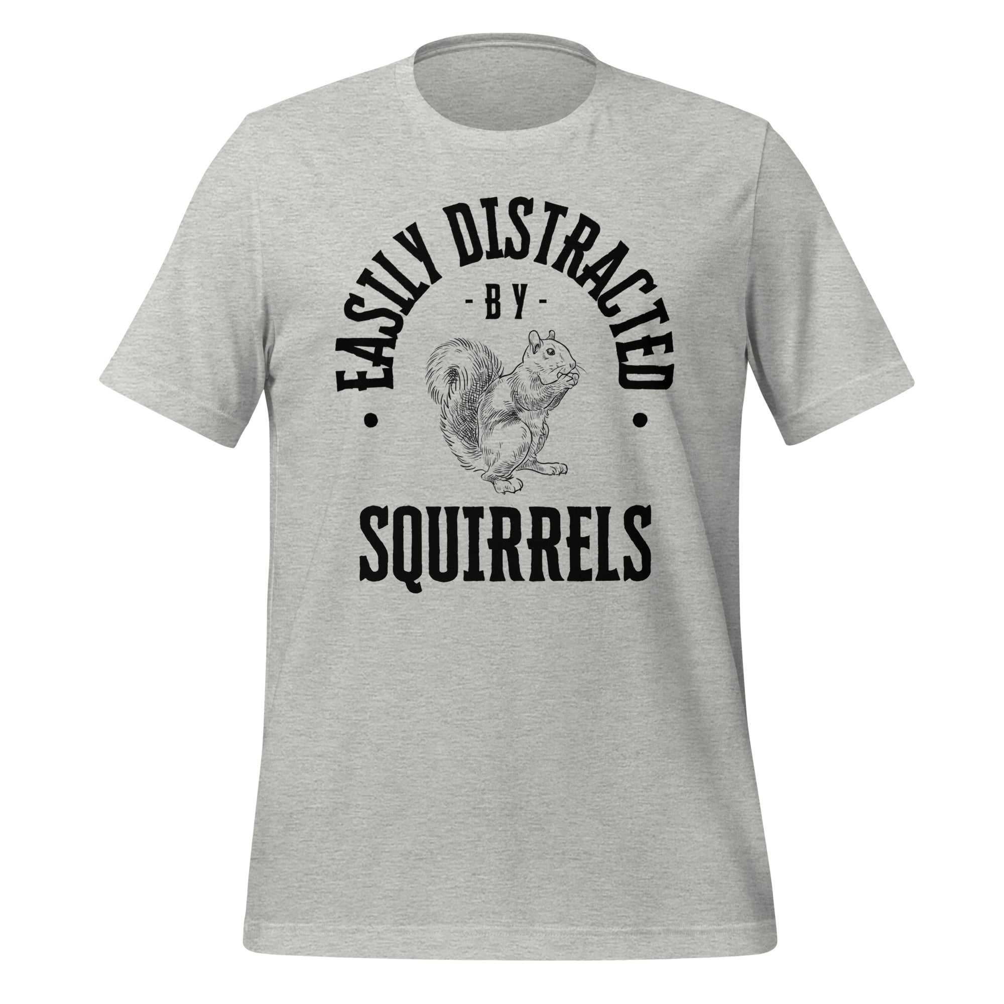 Easily Distracted By Squirrels | T-Shirt | The Neurospicy Store Athletic Heather