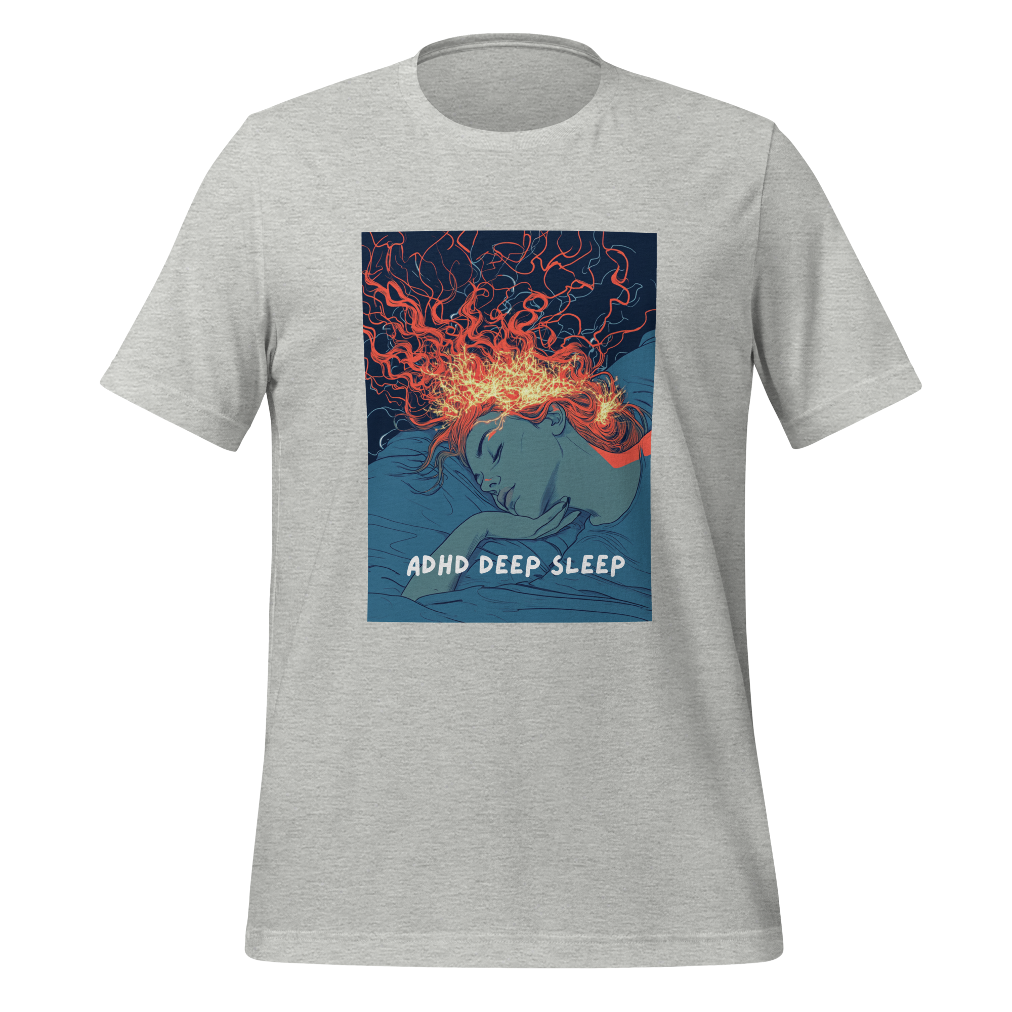 ADHD Deep Sleep | T-Shirt | The Neurospicy Store Athletic Heather