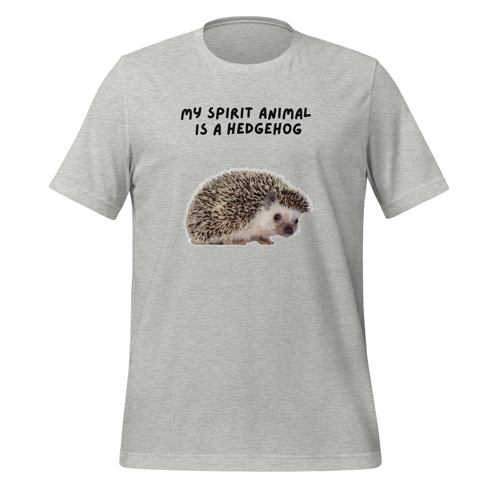 My Spirit Animal Is A Hedgehog | T-Shirt | The Neurospicy Store Athletic Heather