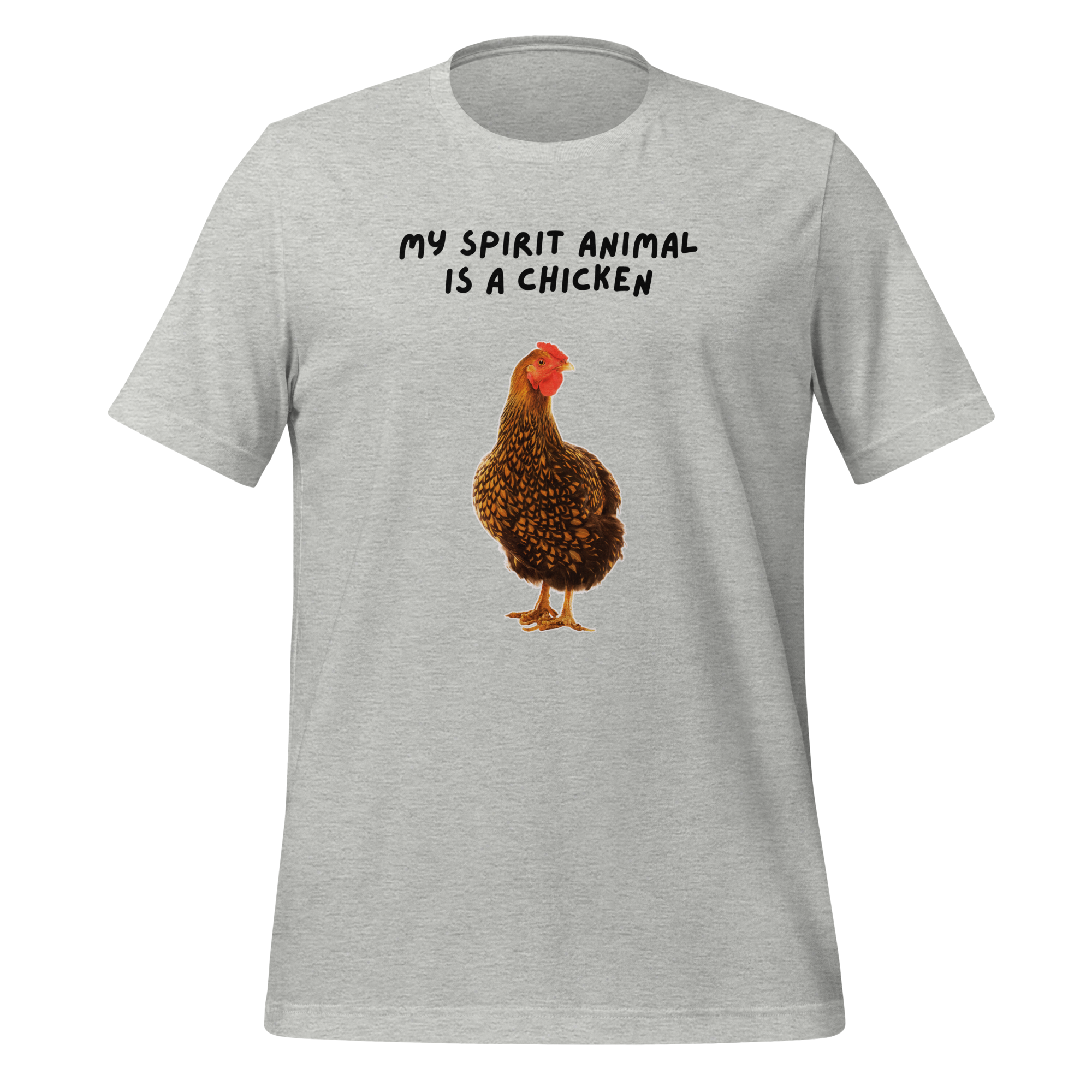 My Spirit Animal Is A Chicken | T-Shirt | The Neurospicy Store Athletic Heather