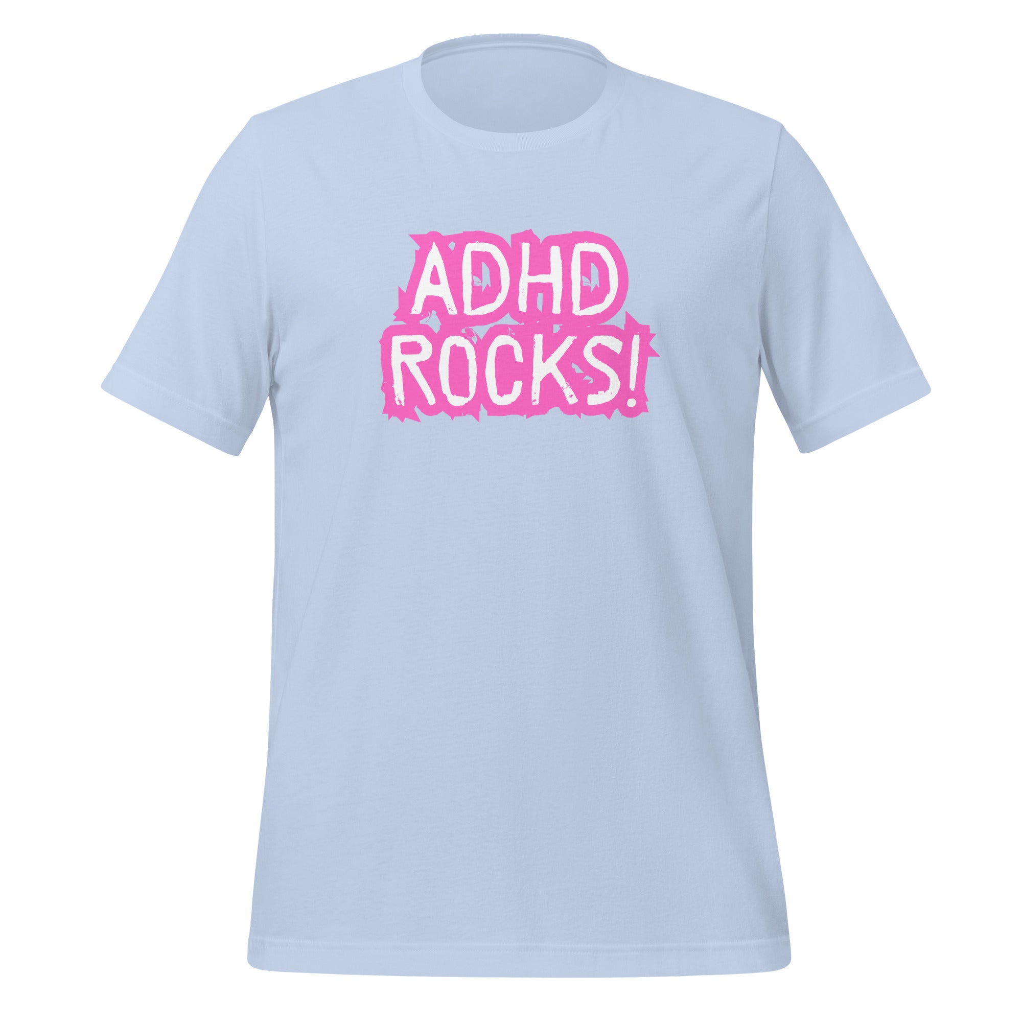 ADHD Rocks | T-Shirt | The Neurospicy Store Baby Blue