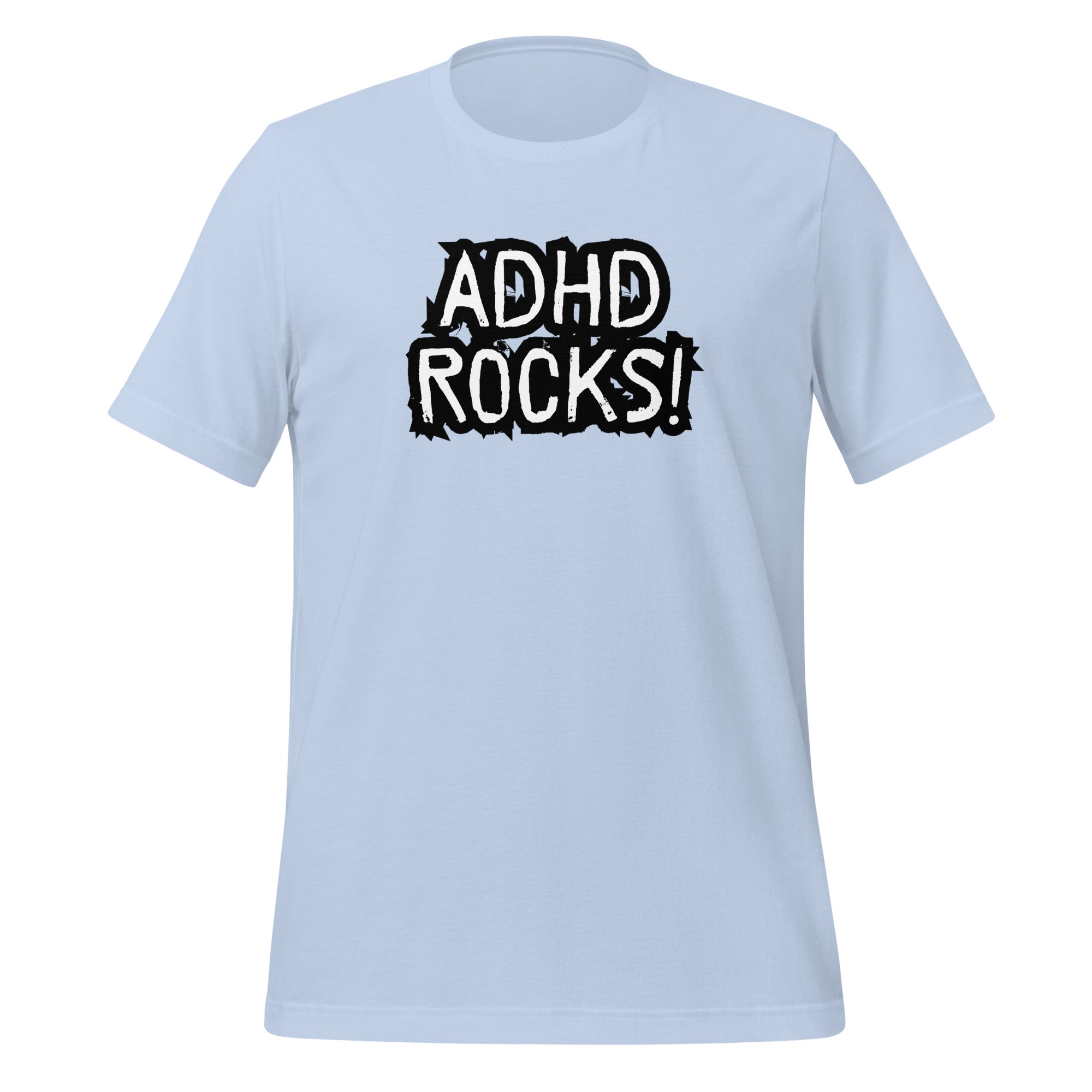 ADHD Rocks | T-Shirt | The Neurospicy Store Baby Blue