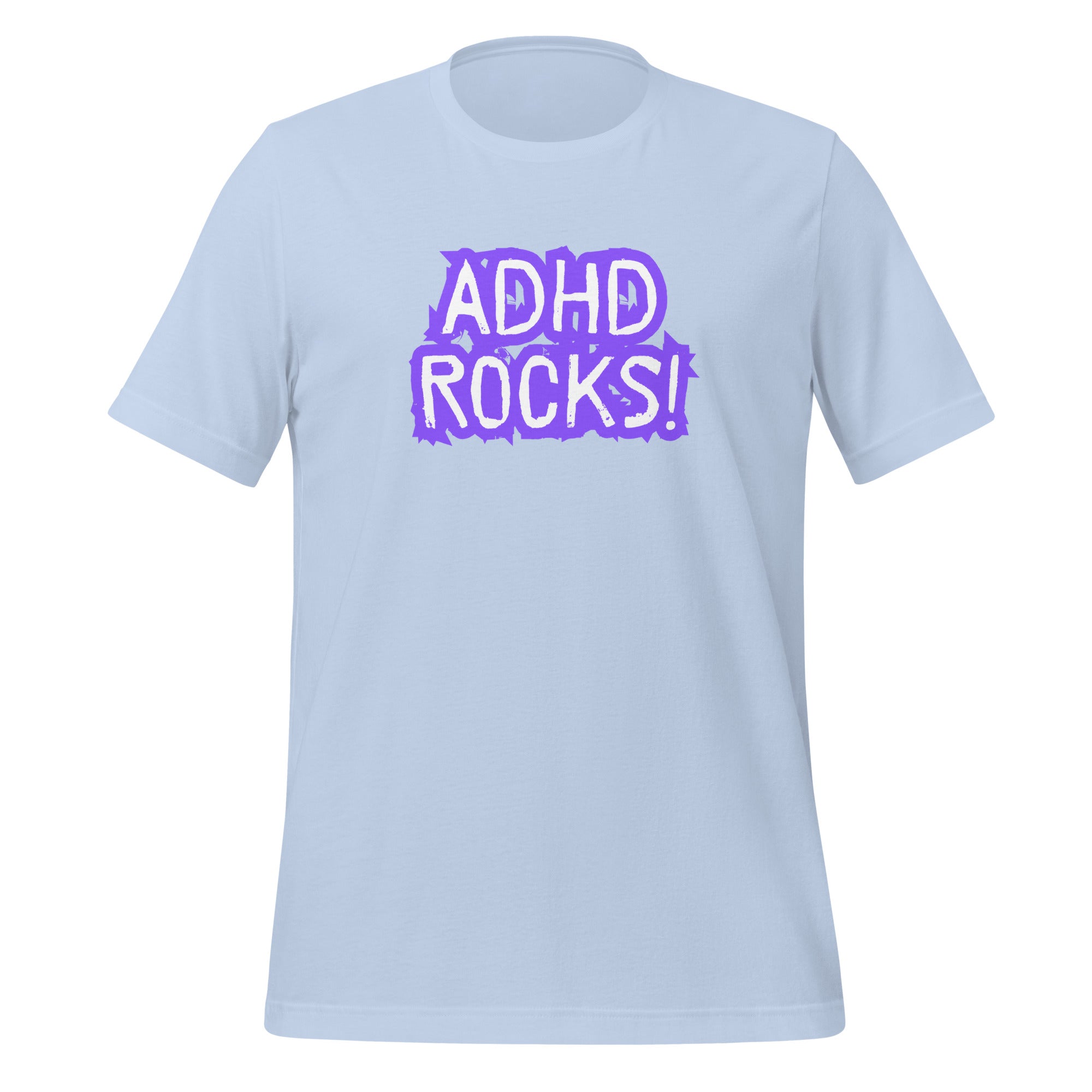 ADHD Rocks | T-Shirt | The Neurospicy Store Baby Blue