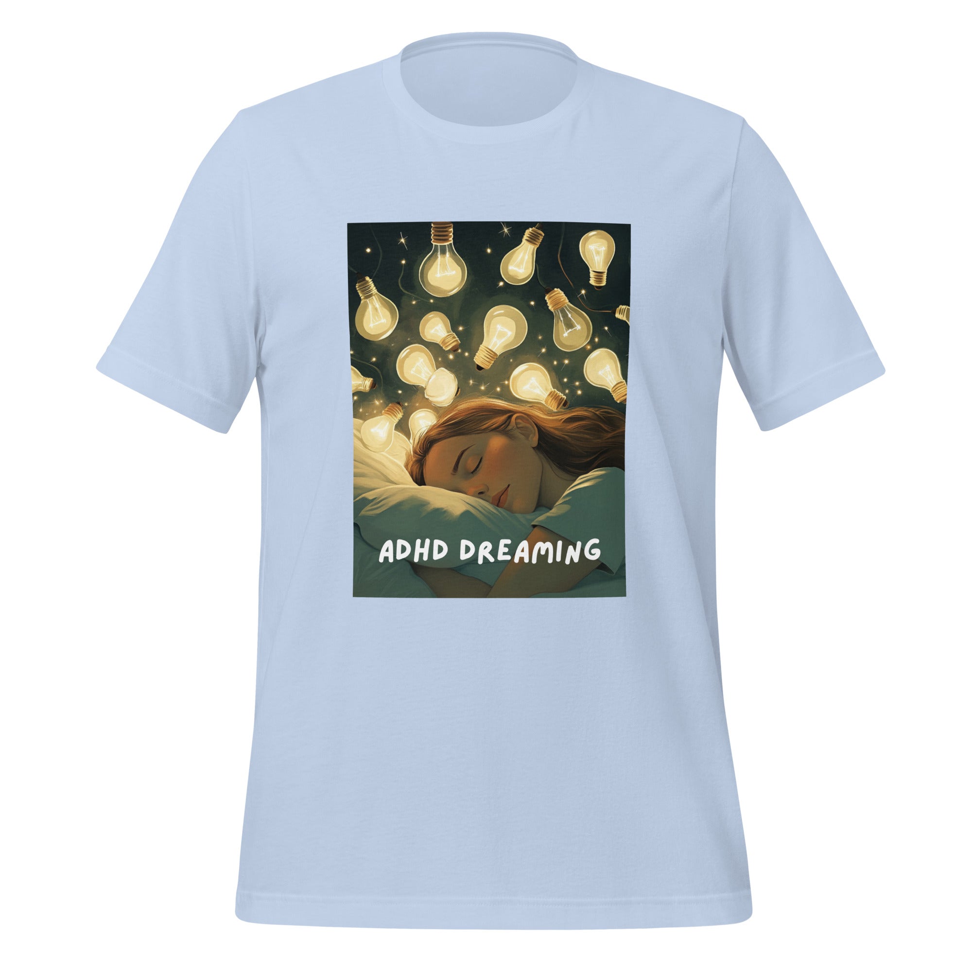 ADHD Dreaming | T-Shirt | The Neurospicy Store Baby Blue