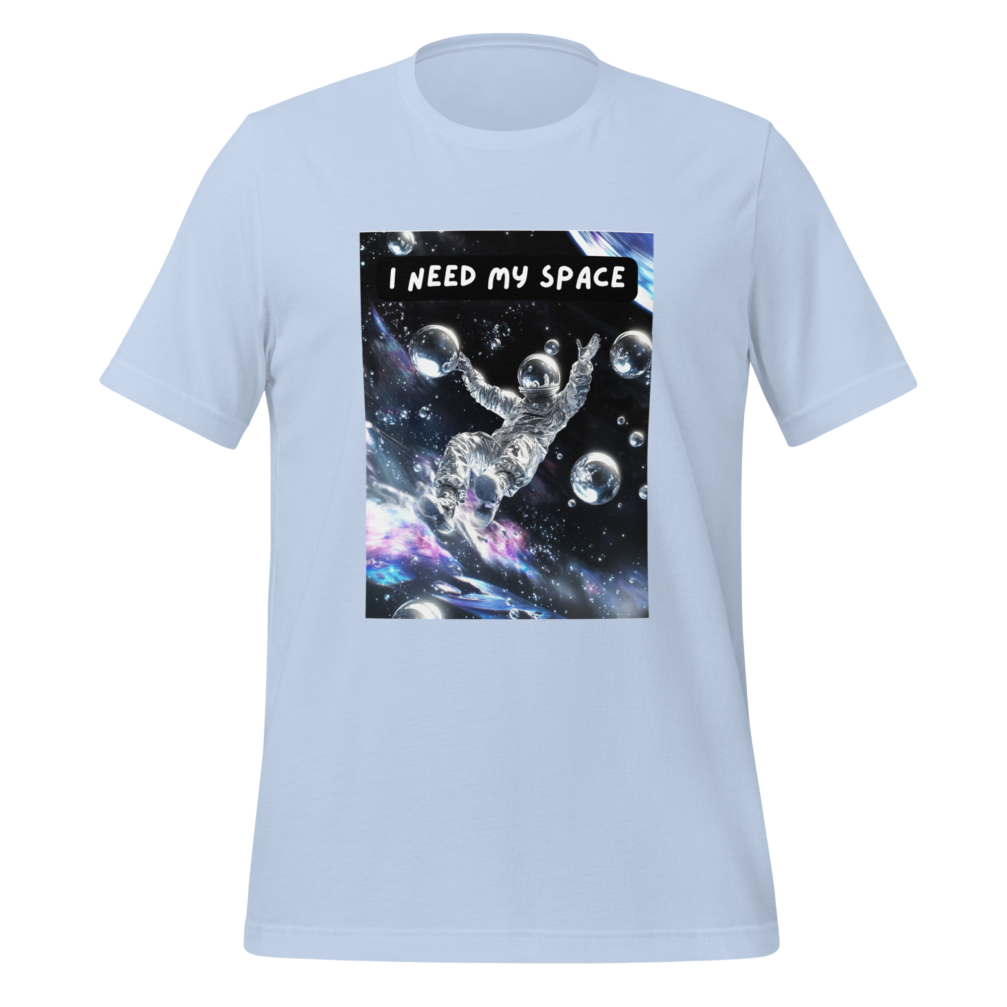 I Need My Space | T-Shirt | The Neurospicy Store Baby Blue