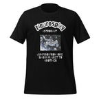 Neurospicy Astronaut: Jumping from One Shiny Planet to Another | T-Shirt | ADHD Gift unisex-staple-t-shirt-black-front-67d17f0e7803f