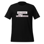 Solitude Is My Power Source | Neurodivergent T-Shirt | Unapologetically Atypical unisex-staple-t-shirt-black-front-67e04b574caef