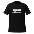 Solitude Is Underrated |Neurodivergent T-Shirt | Unapologetically Individual ASD unisex-staple-t-shirt-black-front-67e04d3ae8d9b