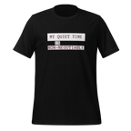 My Quiet Time Is Non-Negotiable |Introvert T-Shirt | Celebrating Our Individuality unisex-staple-t-shirt-black-front-67e04f4e3b9d8