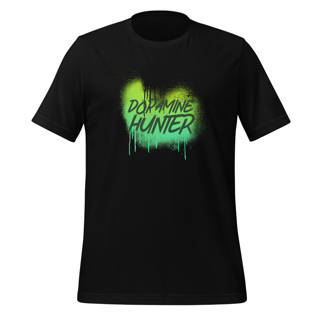 Dopamine Hunter | T-Shirt | The Neurospicy Store Black
