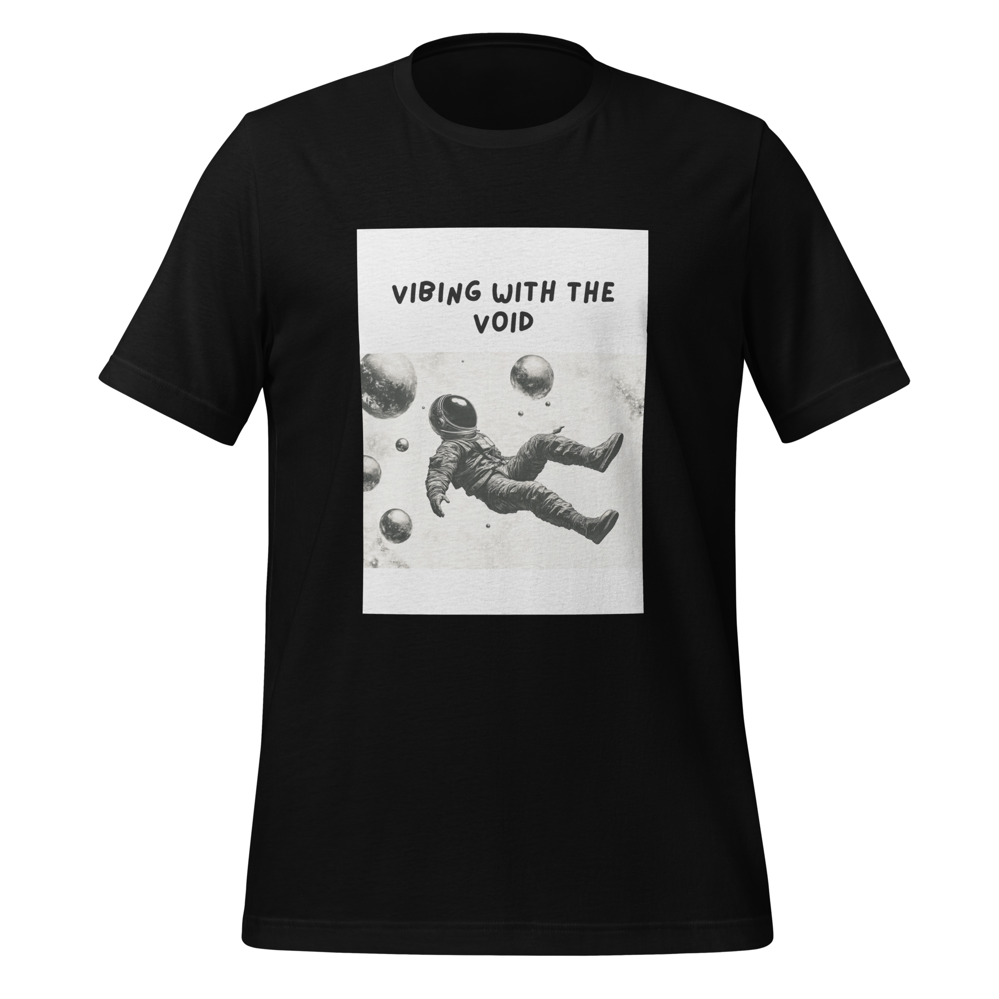 Vibing With The Void | T-Shirt | The Neurospicy Store Black