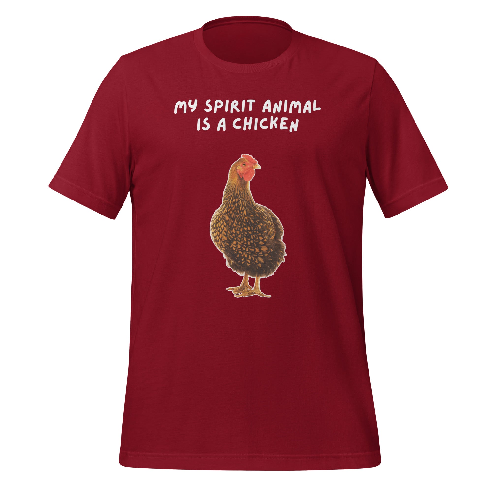 My Spirit Animal Is A Chicken | T-Shirt | The Neurospicy Store Cardinal