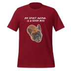 My Spirit Animal Is A Good Boy | Spirit Animals | Unisex Tee unisex-staple-t-shirt-cardinal-front-67dfa9428e916 T-Shirt