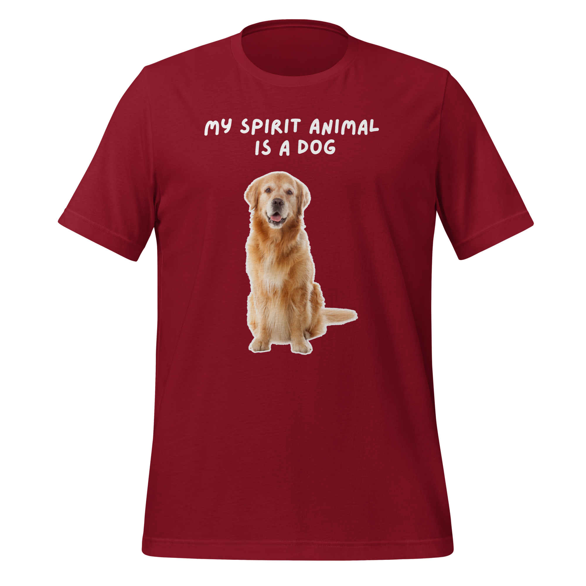 My Spirit Animal Is A Dog | T-Shirt | The Neurospicy Store Cardinal