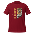 Neurospicy Tiger | Unisex T-Shirt | ND Tees with Attitude unisex-staple-t-shirt-cardinal-front-67dfaf94b38a1 T-Shirt