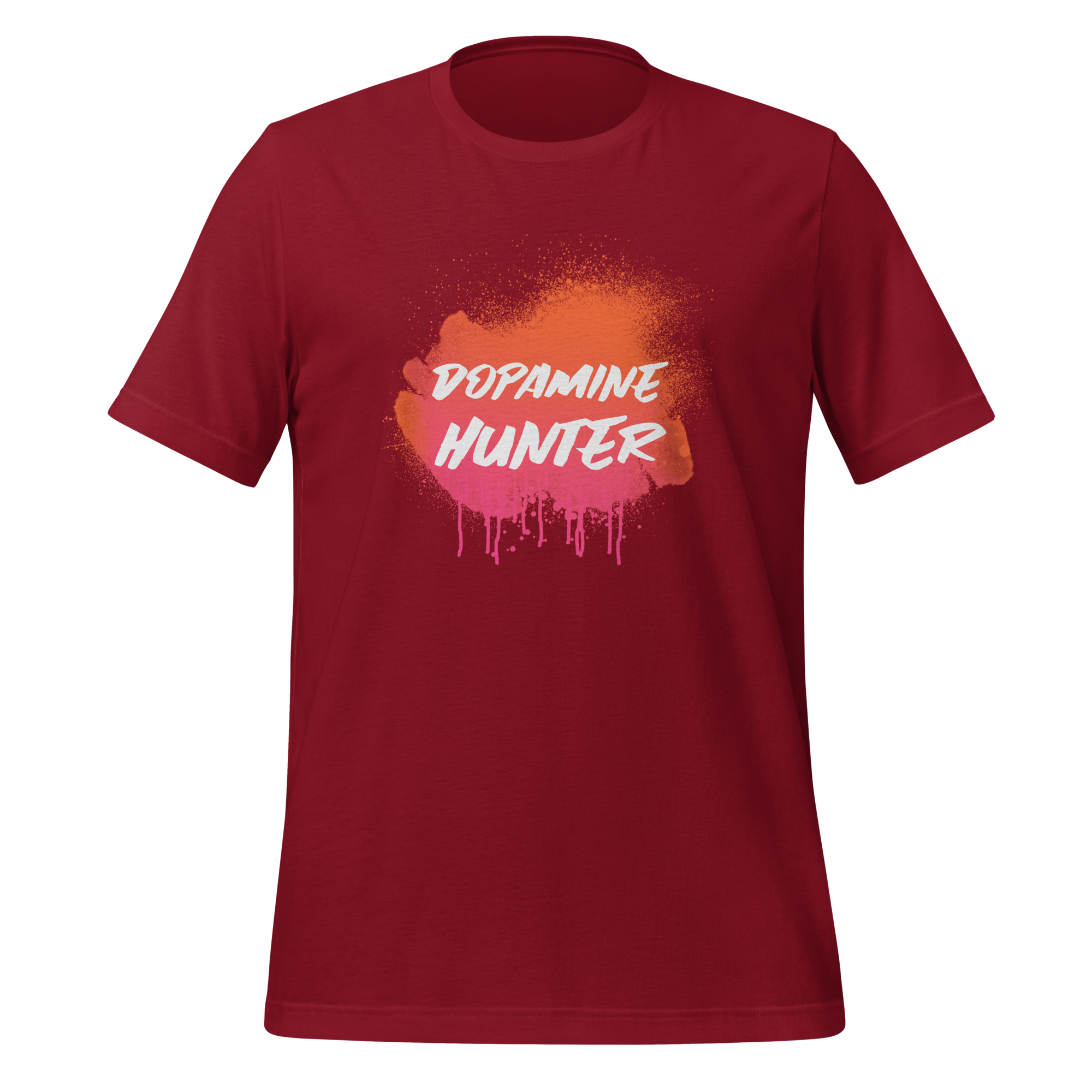 Dopamine Hunter | T-Shirt | The Neurospicy Store Cardinal