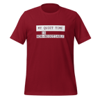 My Quiet Time Is Non-Negotiable | Introvert T-Shirt unisex-staple-t-shirt-cardinal-front-67e04f4e44c06 T-Shirt