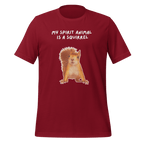 My Spirit Animal Is A Squirrel | Spirit Animals | Unisex Tee unisex-staple-t-shirt-cardinal-front-67e1a2cfc9337 T-Shirt