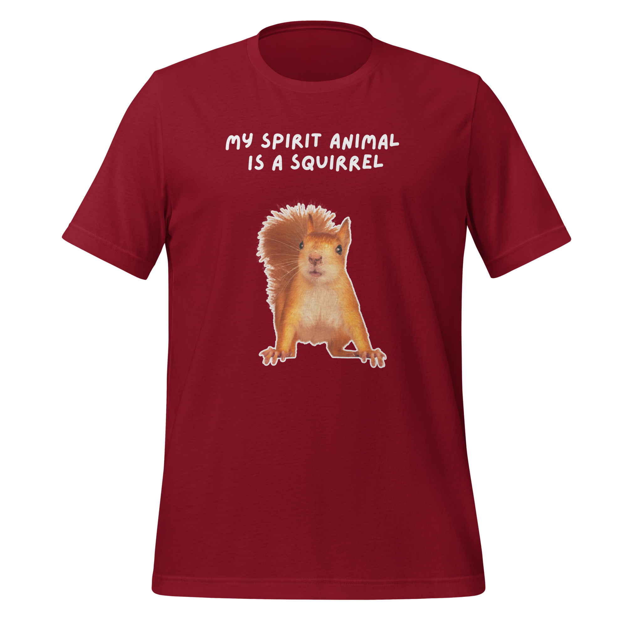 My Spirit Animal Is A Squirrel | T-Shirt | The Neurospicy Store Cardinal