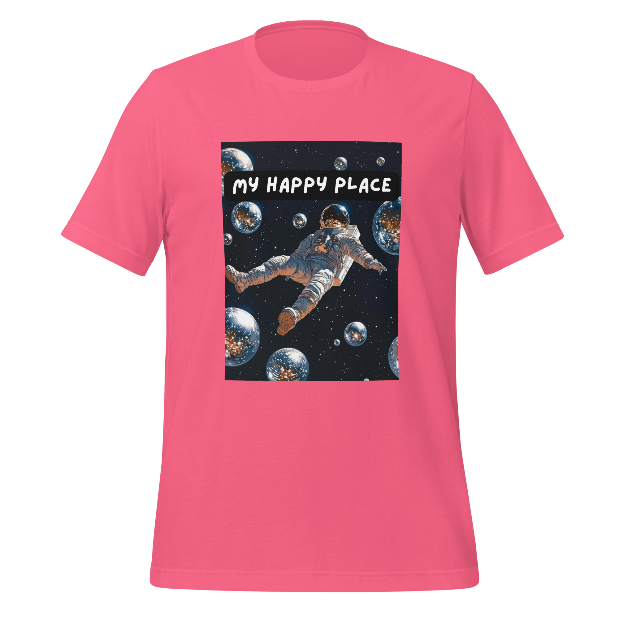 My Happy Place | T-Shirt | The Neurospicy Store Charity Pink