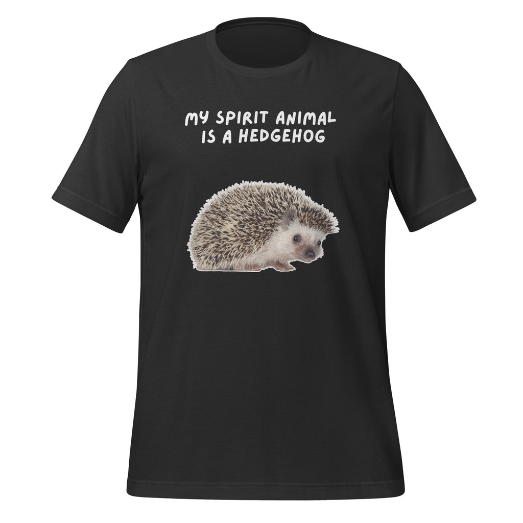 My Spirit Animal Is A Hedgehog | Spirit Animals | Unisex Tee unisex-staple-t-shirt-dark-grey-front-67defd15aef37 T-Shirt