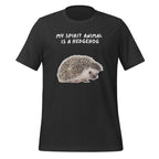 My Spirit Animal Is A Hedgehog | Spirit Animals | Unisex Tee unisex-staple-t-shirt-dark-grey-front-67defd15aef37 T-Shirt
