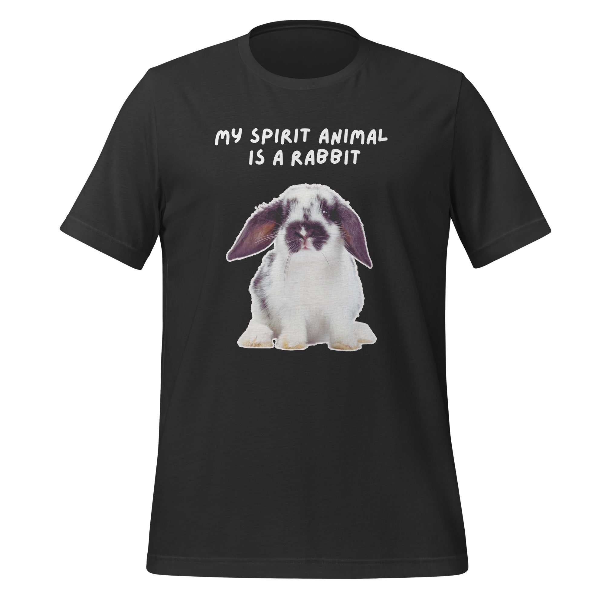 My Spirit Animal Is A Rabbit | T-Shirt | The Neurospicy Store Dark Grey