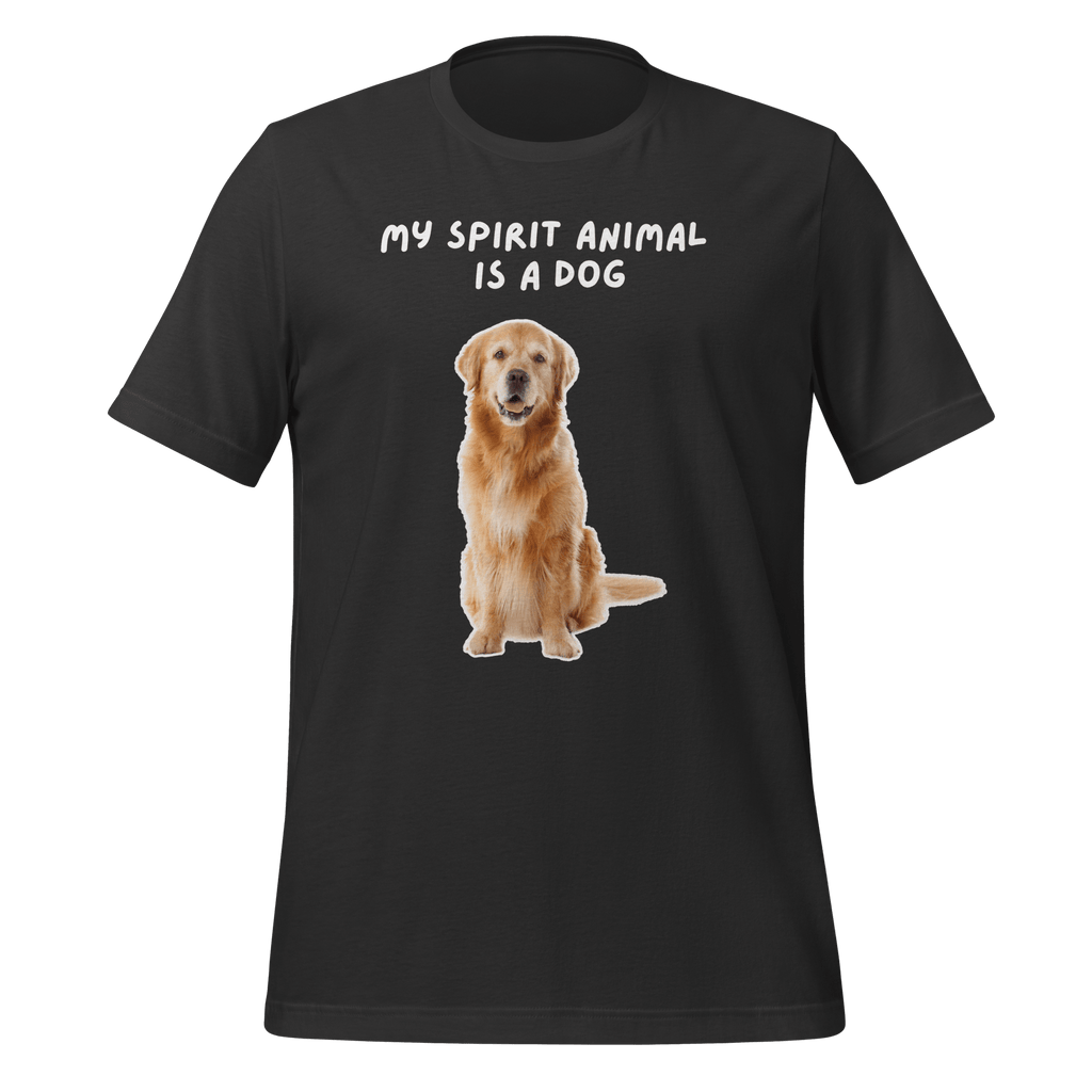 My Spirit Animal Is A Dog | Unisex T-Shirt | Spirit Animals unisex-staple-t-shirt-dark-grey-front-67dfaa481ed41 T-Shirt
