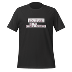 Solitude Is My Power Source | Unapologetic Introvert Tee unisex-staple-t-shirt-dark-grey-front-67e04b5760f49 T-Shirt