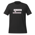Solitude Is Underrated | Unapologetic Neurodivergent Tee unisex-staple-t-shirt-dark-grey-front-67e04d3b038df T-Shirt