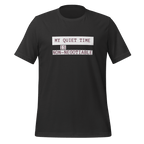 My Quiet Time Is Non-Negotiable | Introvert T-Shirt unisex-staple-t-shirt-dark-grey-front-67e04f4e4c553 T-Shirt