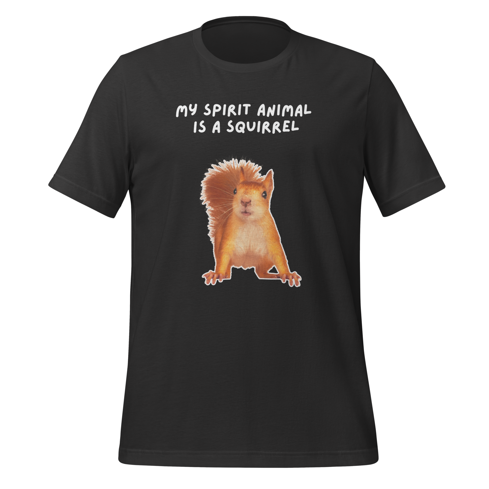 My Spirit Animal Is A Squirrel | T-Shirt | The Neurospicy Store Dark Grey