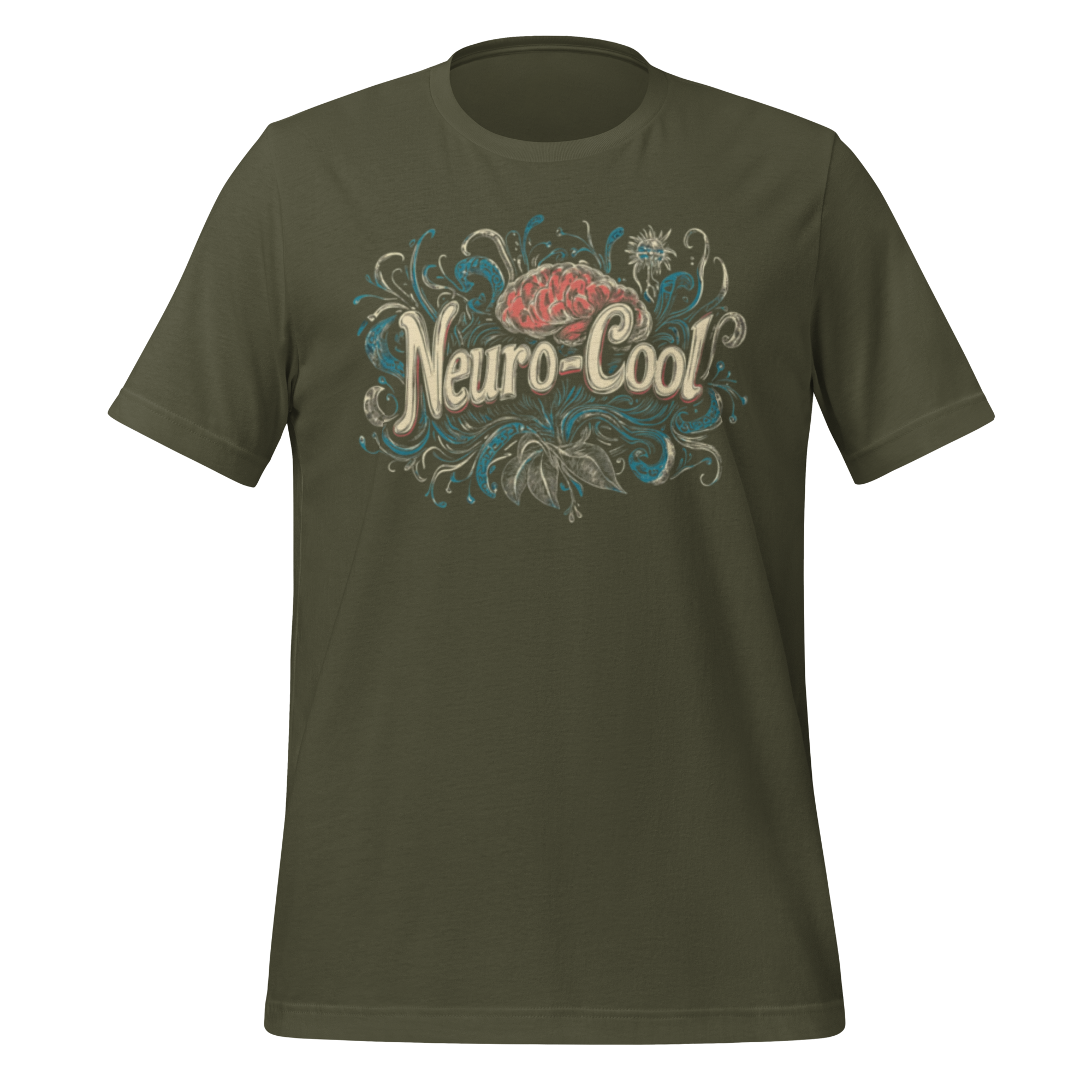 Neuro-cool | T-Shirt | The Neurospicy Store Military Green