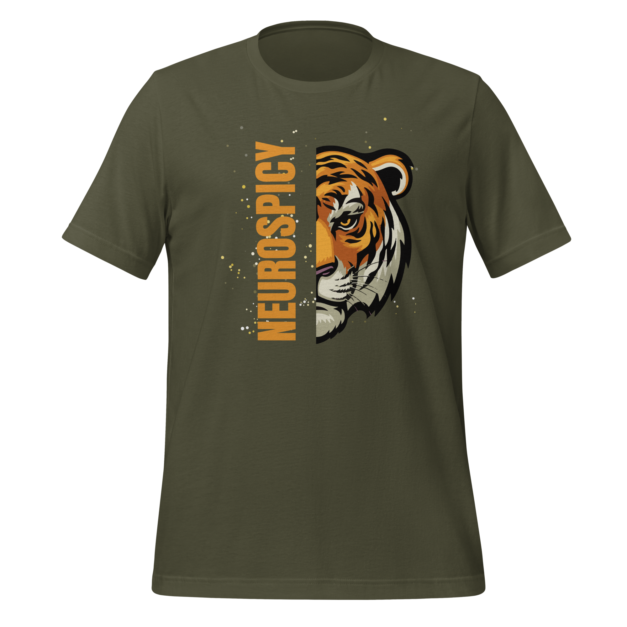 Neurospicy | T-Shirt | The Neurospicy Store Military Green