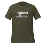 Solitude Is Underrated | Unapologetic Neurodivergent Tee unisex-staple-t-shirt-military-green-front-67e04d3b0e082 T-Shirt