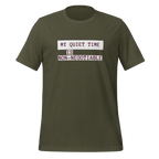 My Quiet Time Is Non-Negotiable | Introvert T-Shirt unisex-staple-t-shirt-military-green-front-67e04f4e56794 T-Shirt