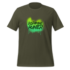 Dopamine Hunter | For Wonderfully Wired Minds | Tee unisex-staple-t-shirt-military-green-front-67e0549db7f48 T-Shirt