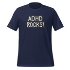ADHD Rocks | T-Shirt | The Neurospicy Store Navy